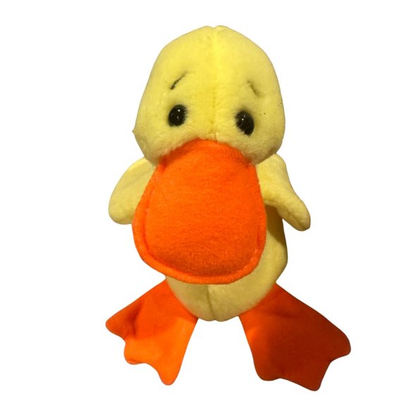 PlushTy Beanie Babies Quackers the Duck with Errors NWMT - Picture 1 of 10